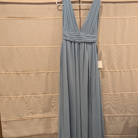 Lulus Heavenly Hues Light Blue Maxi Dress- Size Small- With Tags - Picture 1 of 5